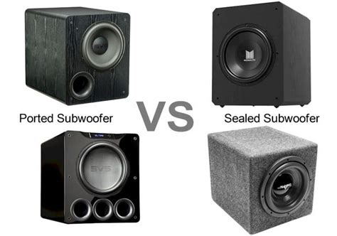 sealed vs ported sub box for metal music|ported vs sealed subwoofer car.